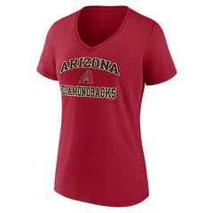 Arizona Diamondbacks Women's Heart and Soul V-Neck T-Shirt Online