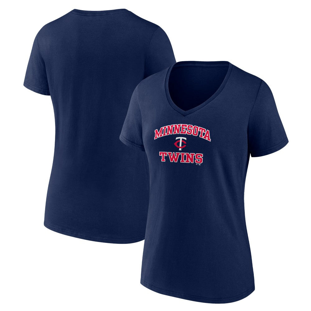 Minnesota Twins Women's Heart and Soul V-Neck T-Shirt Online