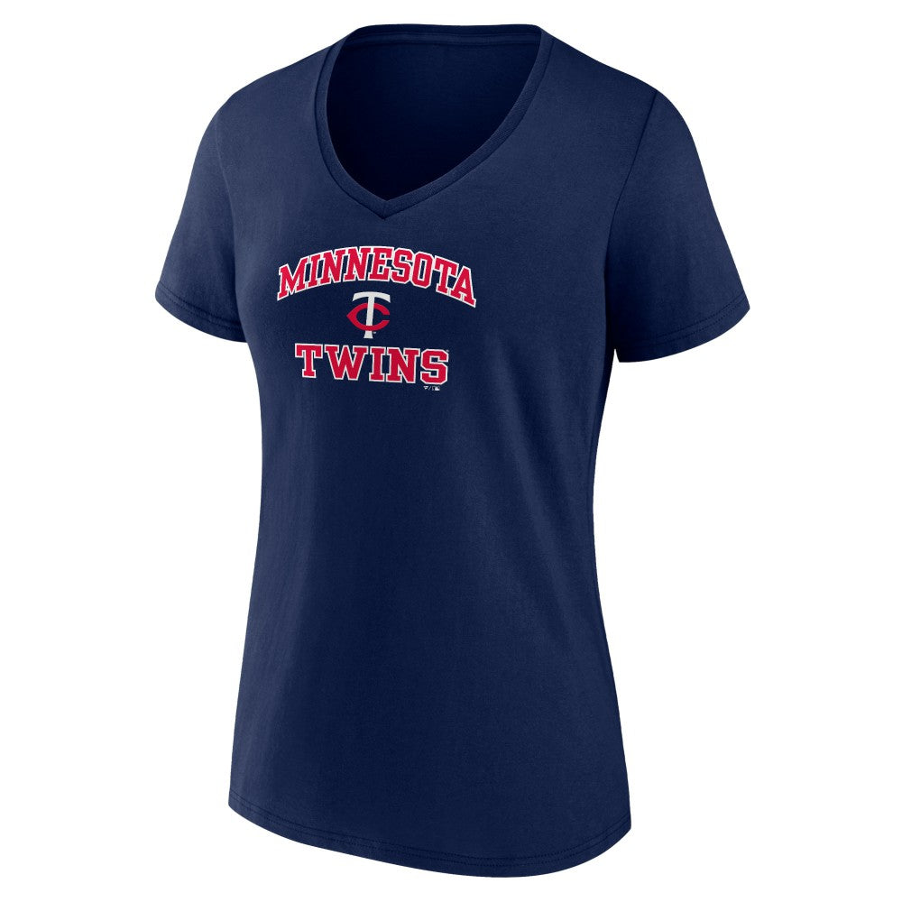 Minnesota Twins Women's Heart and Soul V-Neck T-Shirt Online