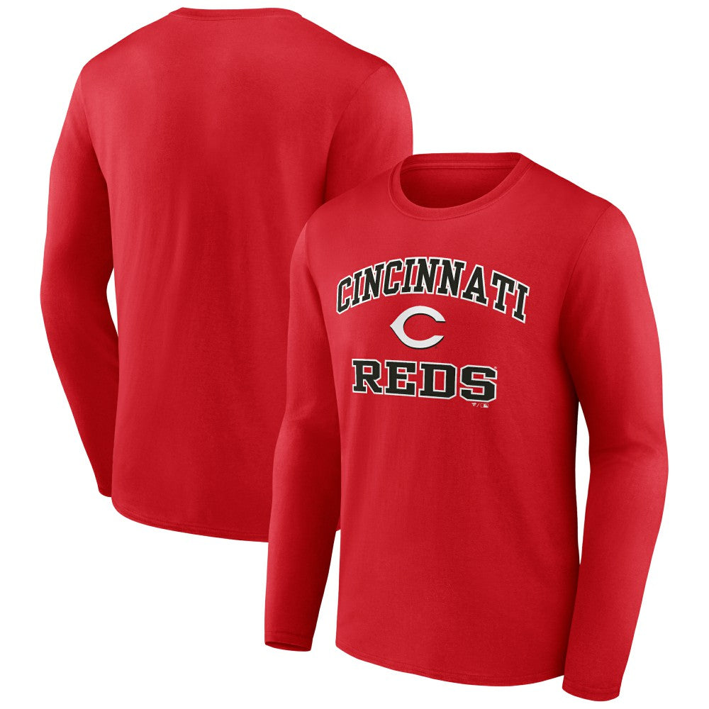 Cincinnati Reds Heart and Soul Long Sleeve T-Shirt On Sale