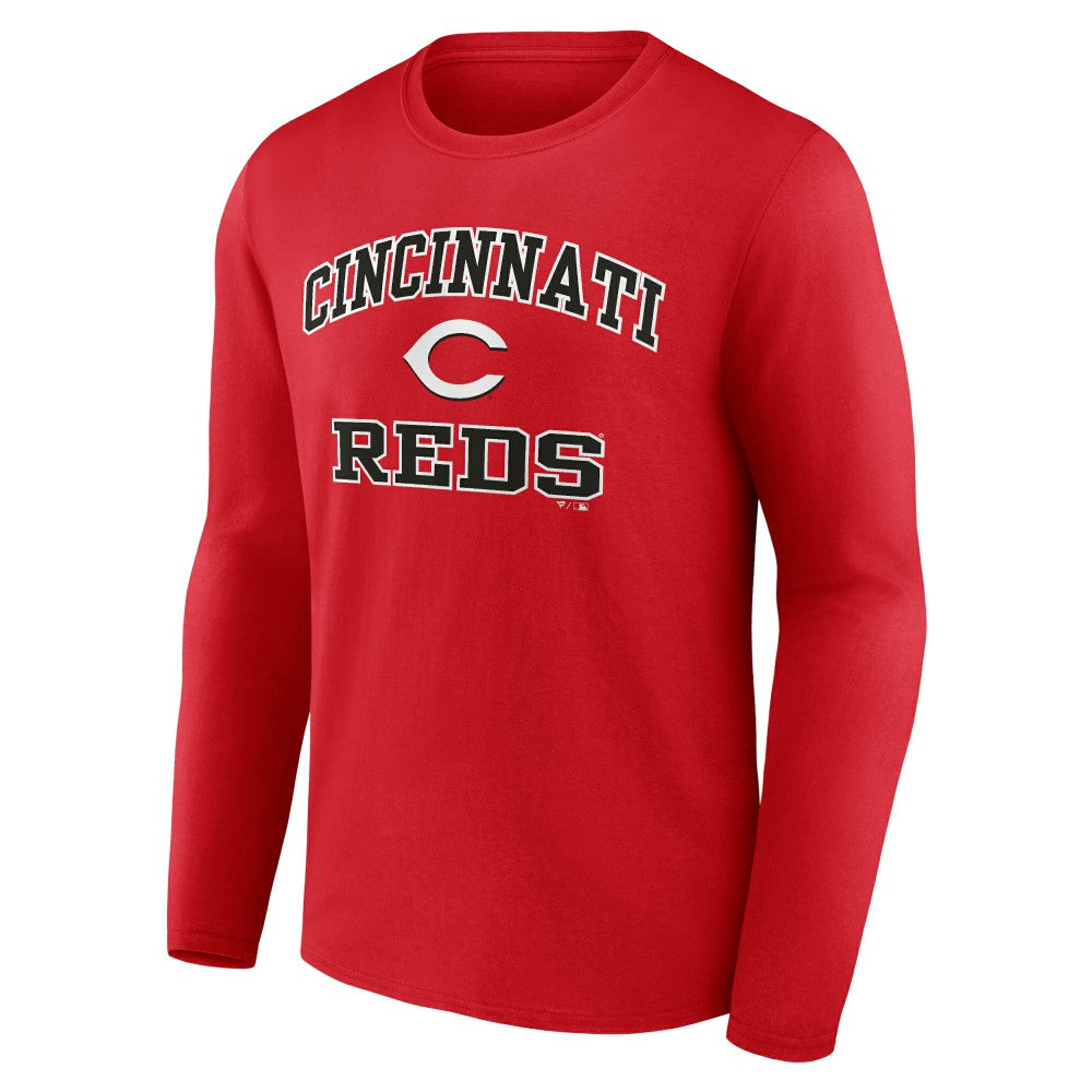 Cincinnati Reds Heart and Soul Long Sleeve T-Shirt On Sale