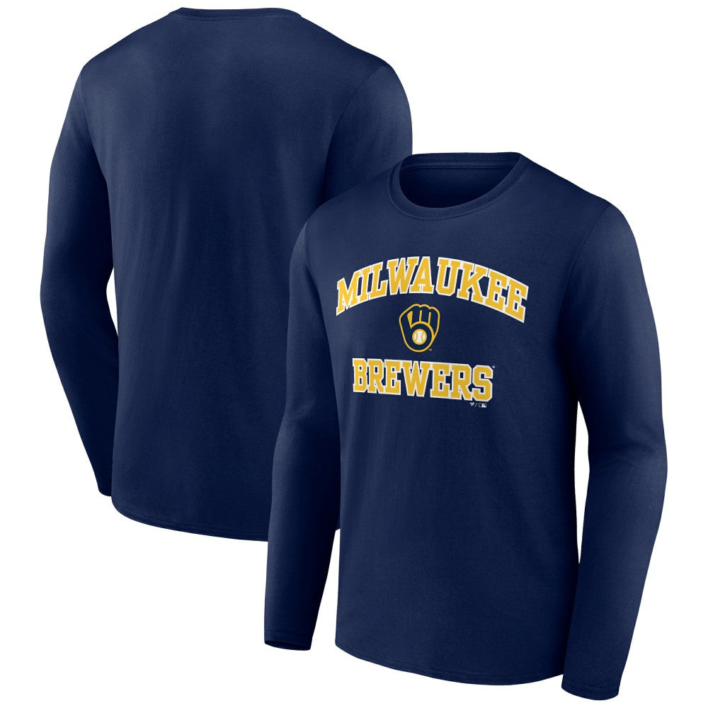 Milwaukee Brewers Heart and Soul Long Sleeve T-Shirt Lifestyle