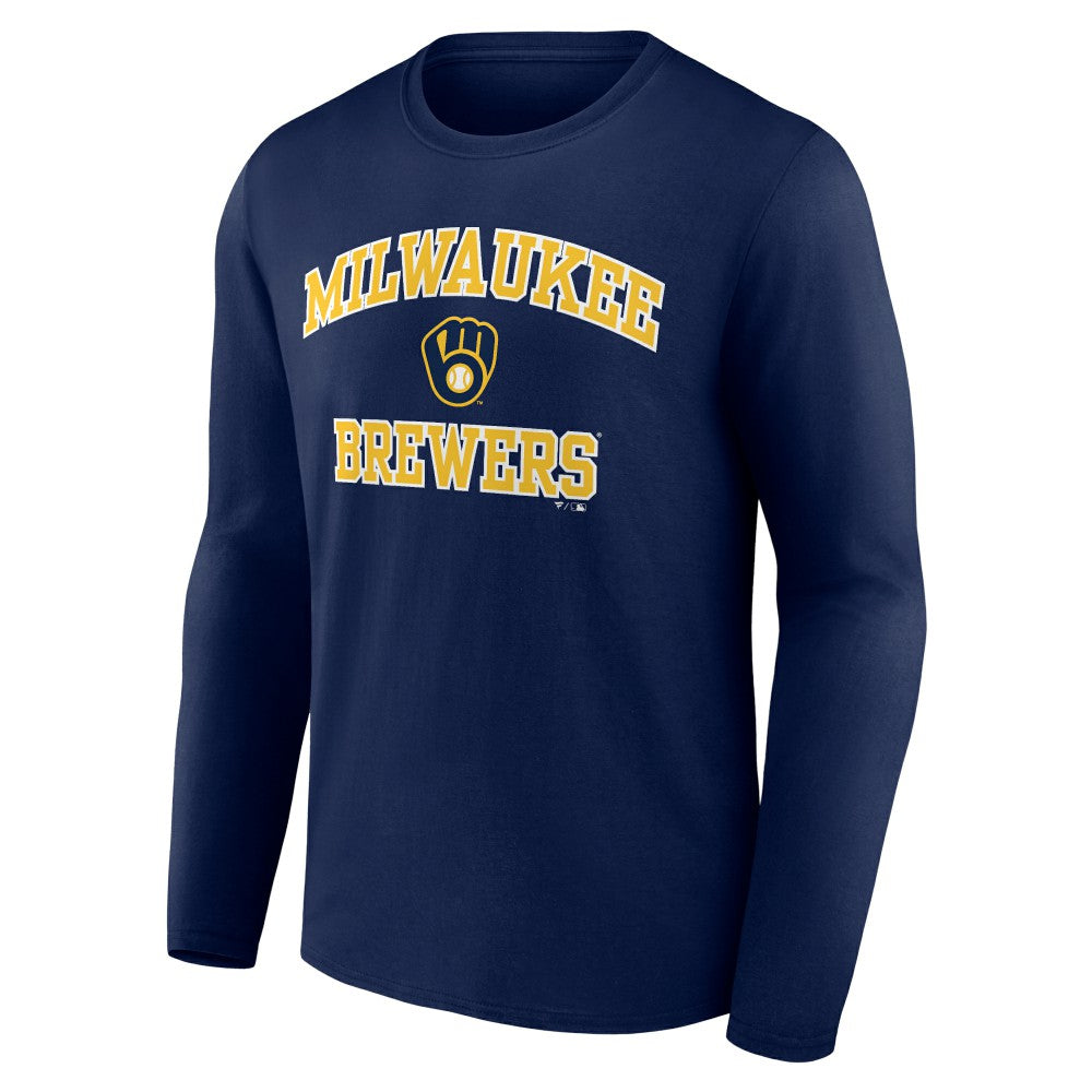Milwaukee Brewers Heart and Soul Long Sleeve T-Shirt Lifestyle