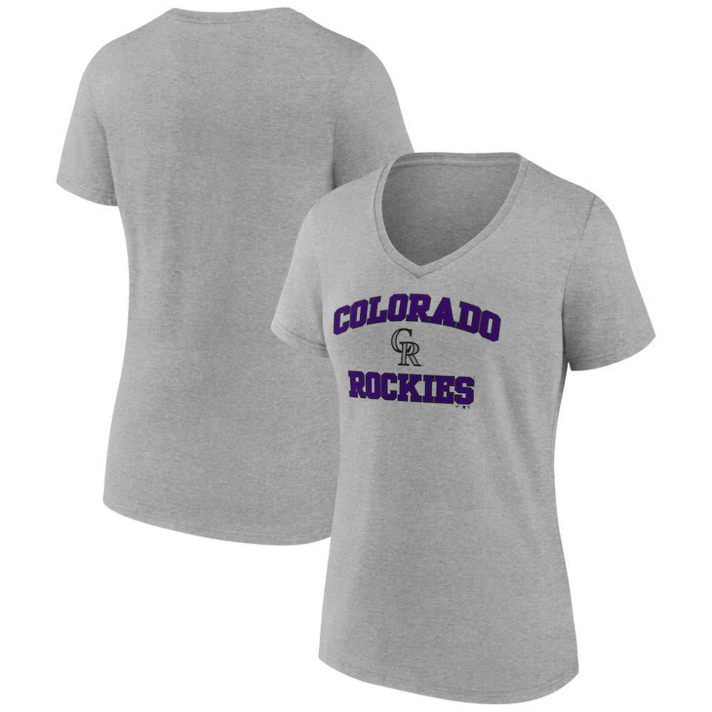 Colorado Rockies Women's Heart and Soul V-Neck T-Shirt discount