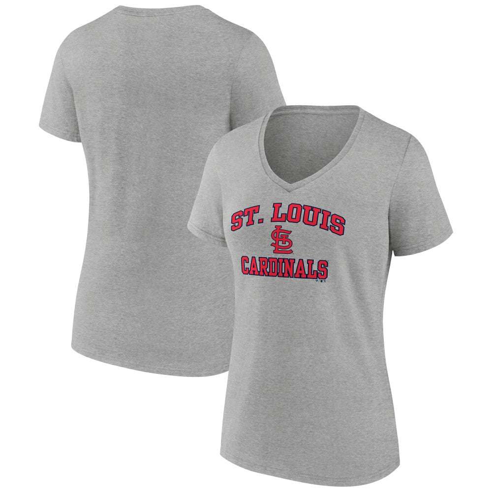 St. Louis Cardinals Women's Heart and Soul V-Neck T-Shirt for sale