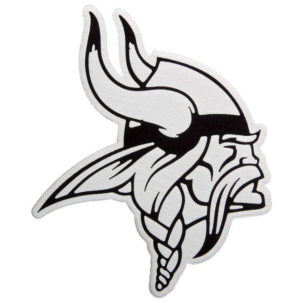 Minnesota Vikings Antigua Metallic Logo Victory Pullover Hoodie Charcoal - NFL