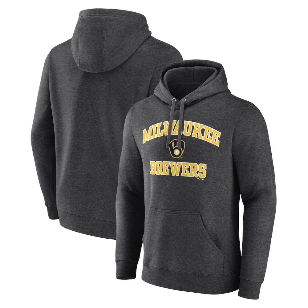 Milwaukee Brewers Heart and Soul Pullover Hoodie Clearance