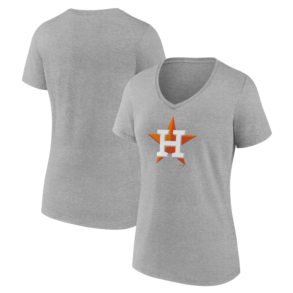 Houston Astros Women's Official Logo V-Neck T-Shirt Lifestyle