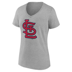 St. Louis Cardinals Women's Official Logo V-Neck T-Shirt Clearance