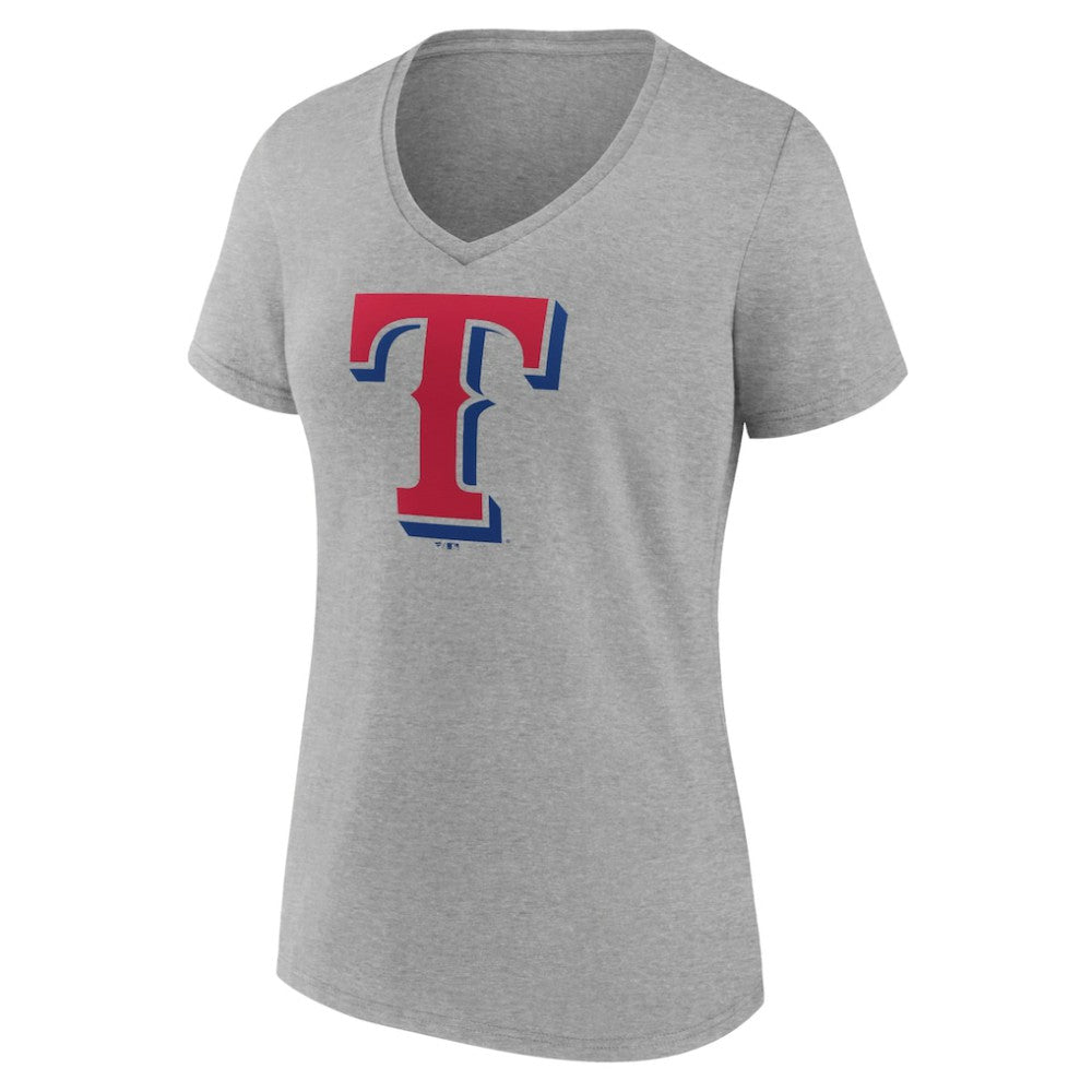 Texas Rangers Women's Official Logo V-Neck T-Shirt Clearance