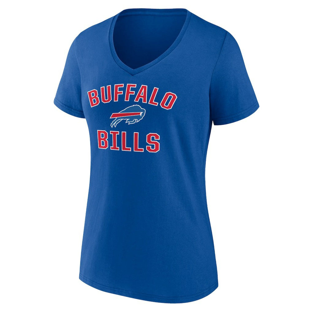 Buffalo Bills Women's Victory Arch Team V-Neck T-Shirt Royal - NFL