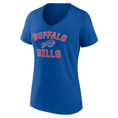 Buffalo Bills Women's Victory Arch Team V-Neck T-Shirt Royal - NFL