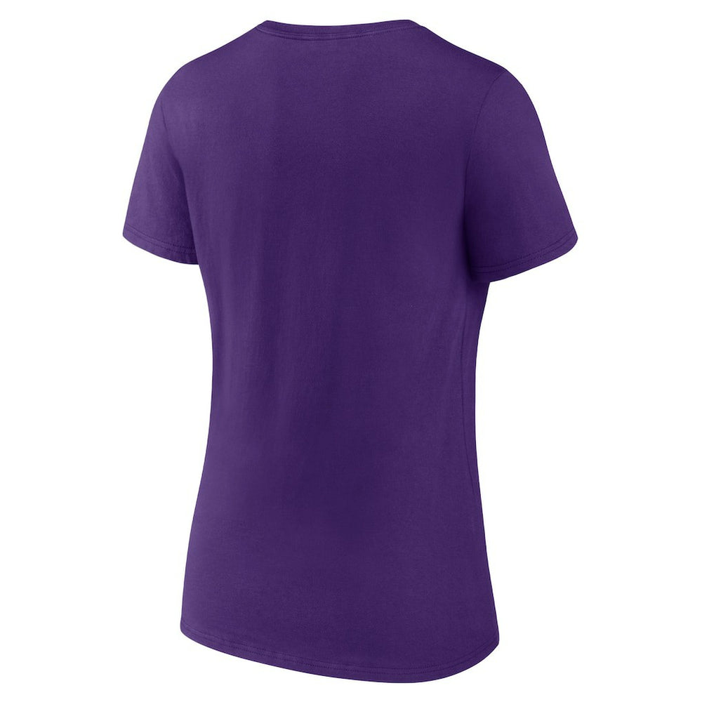 Minnesota Vikings Women's Victory Arch Team V-Neck T-Shirt Purple - NFL
