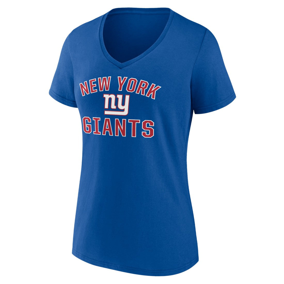 New York Giants Women's Victory Arch Team V-Neck T-Shirt Royal - NFL