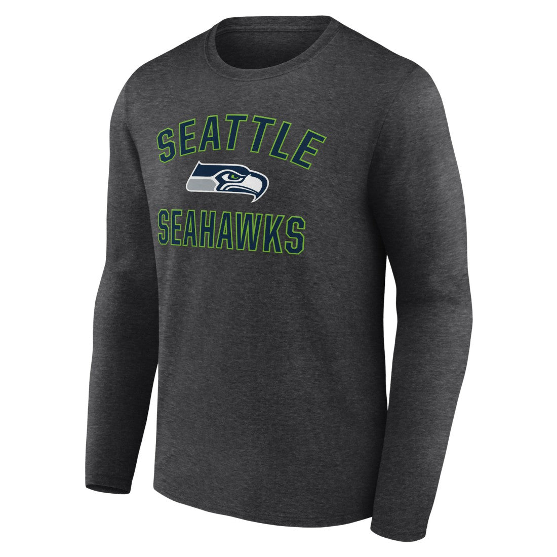 Seattle Seahawks Victory Arch Long Sleeve T-Shirt Charcoal - NFL
