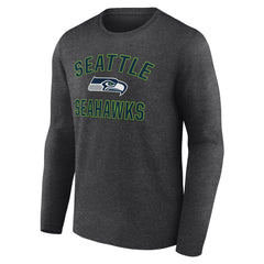 Seattle Seahawks Victory Arch Long Sleeve T-Shirt Charcoal - NFL