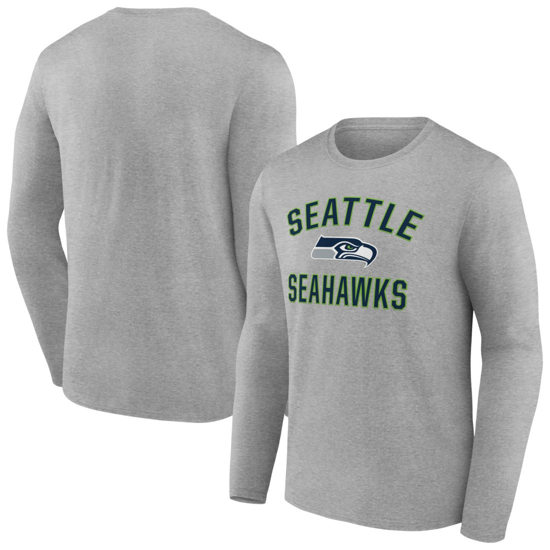 Seattle Seahawks Victory Arch Long Sleeve T-Shirt Gray - NFL