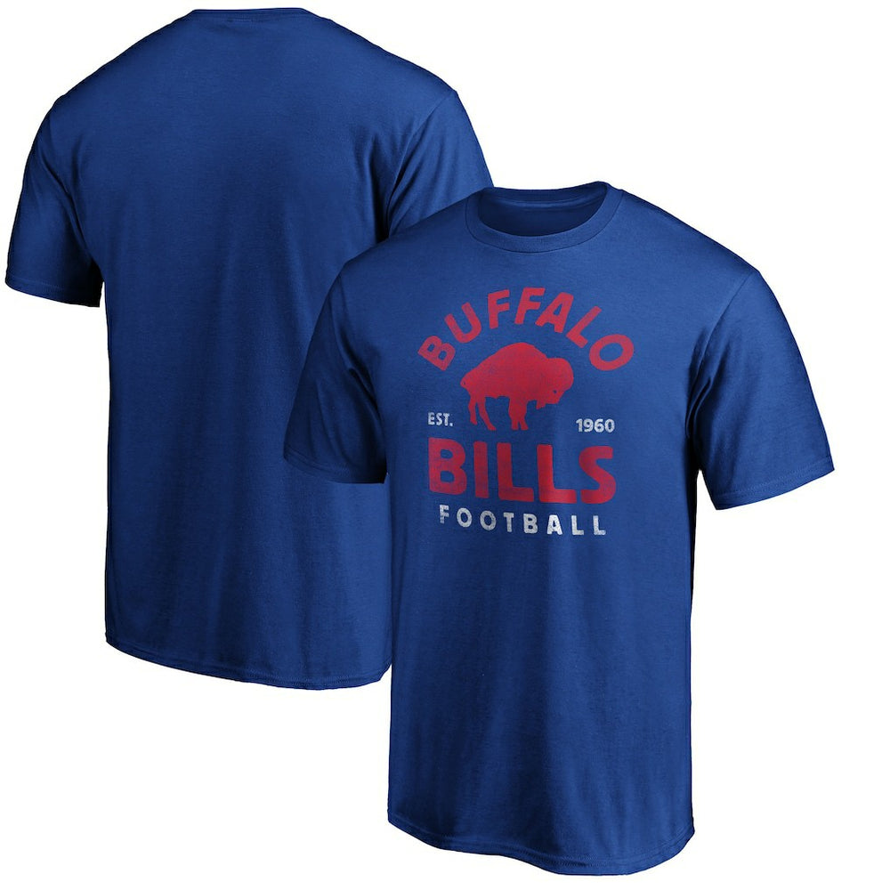 Buffalo Bills Vintage Arch T-Shirt Royal - NFL