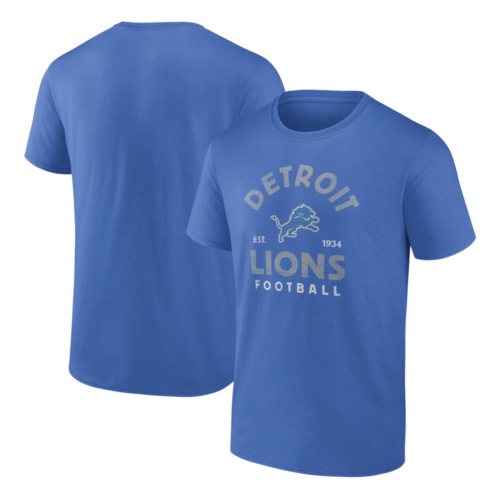 Detroit Lions Vintage Arch T-Shirt Blue - NFL