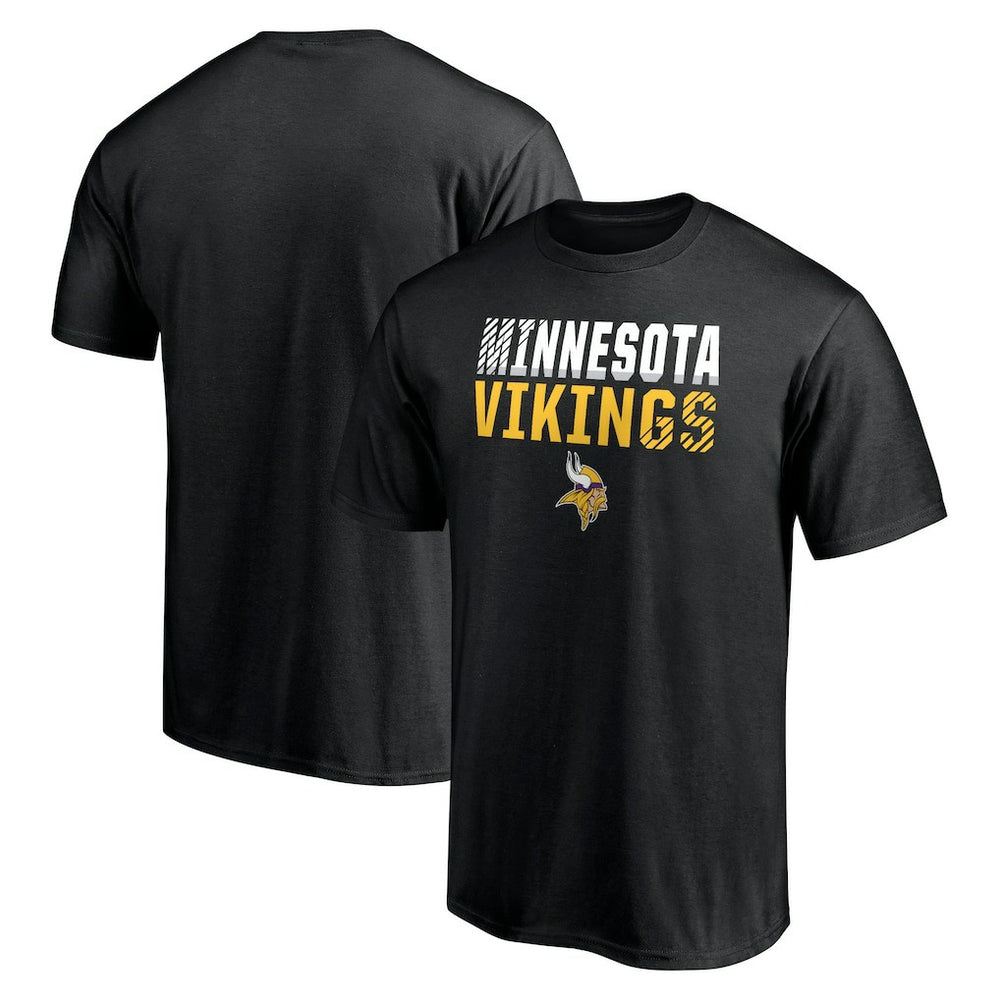 Minnesota Vikings Team Fade Out T-Shirt Black - NFL