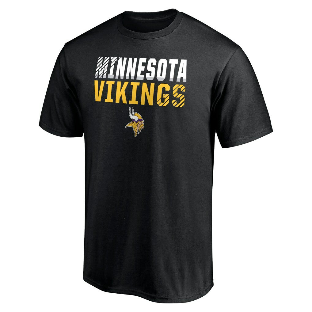 Minnesota Vikings Team Fade Out T-Shirt Black - NFL
