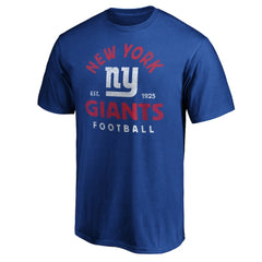 New York Giants Vintage Arch T-Shirt Royal - NFL