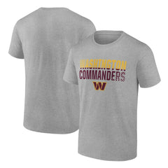 Washington Commanders Team Fade Out T-Shirt Heather Gray - NFL