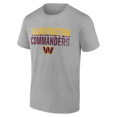 Washington Commanders Team Fade Out T-Shirt Heather Gray - NFL