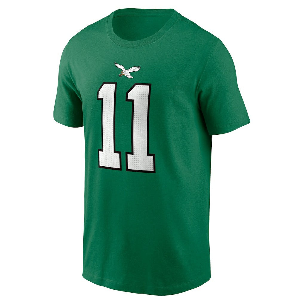 A.J. Brown Philadelphia Eagles Alternate Player Name & Number T-Shirt Kelly Green - Nike