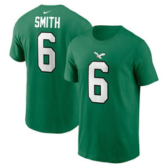 DeVonta Smith Philadelphia Eagles Alternate Player Name & Number T-Shirt Kelly Green - Nike