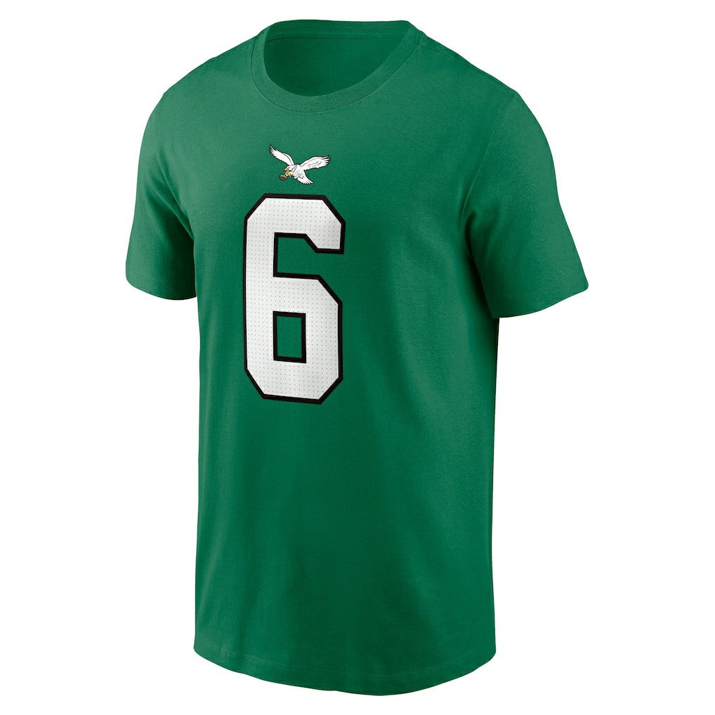 DeVonta Smith Philadelphia Eagles Alternate Player Name & Number T-Shirt Kelly Green - Nike