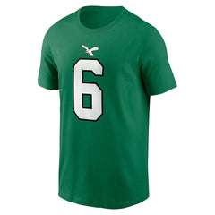 DeVonta Smith Philadelphia Eagles Alternate Player Name & Number T-Shirt Kelly Green - Nike