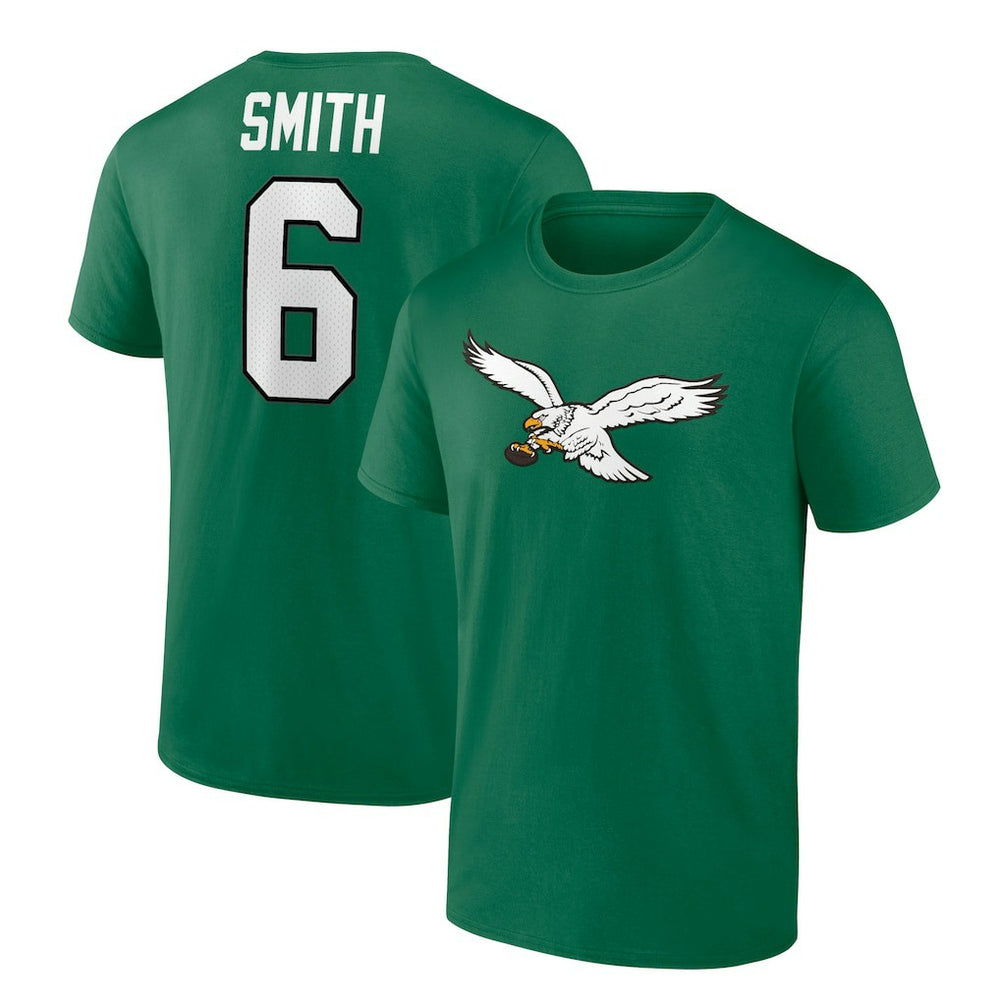 DeVonta Smith Philadelphia Eagles Alternate Icon Player Name & Number T-Shirt Kelly Green - Fanatics