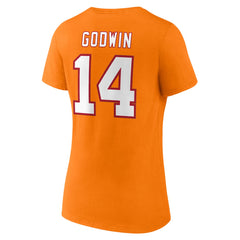 Chris Godwin Tampa Bay Buccaneers Women's Throwback Player Icon Name & Number T-Shirt Orange - Fanatics