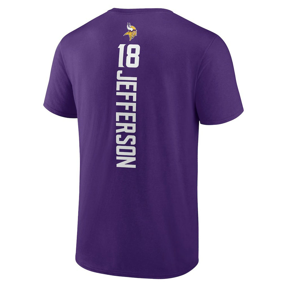 Justin Jefferson Minnesota Vikings Playmaker T-Shirt Purple - NFL