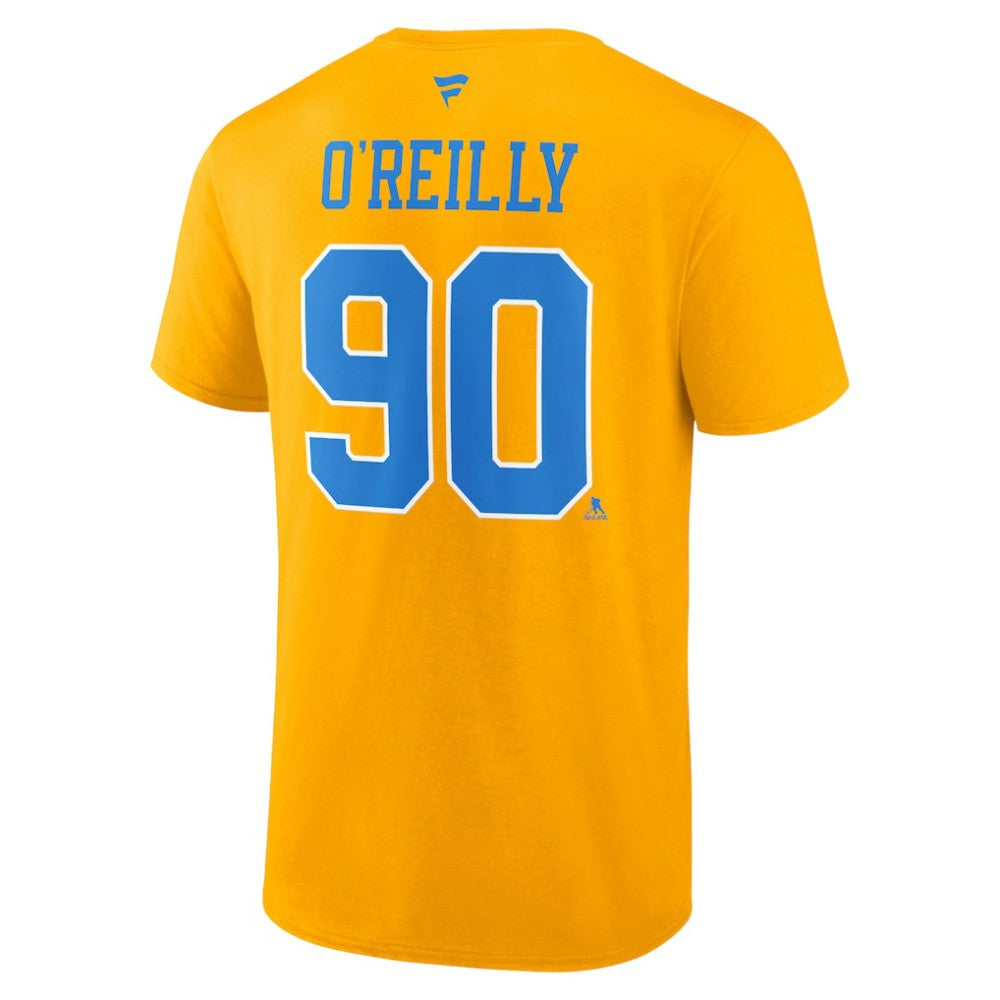 Ryan O'Reilly St. Louis Blues - Fanatics Special Edition 2.0 Name & Number T-Shirt Yellow
