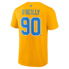 Ryan O'Reilly St. Louis Blues - Fanatics Special Edition 2.0 Name & Number T-Shirt Yellow