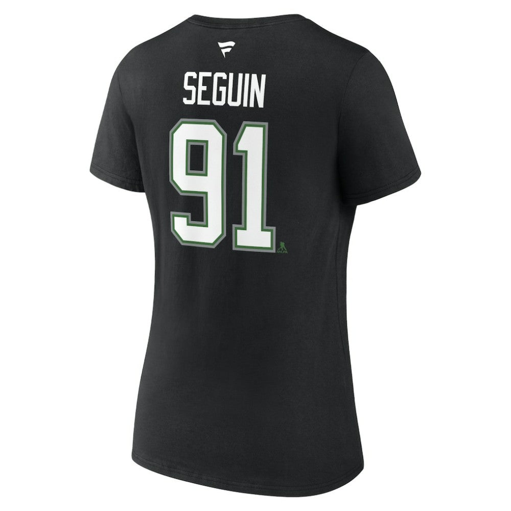 Tyler Seguin Dallas Stars - Fanatics Women's Special Edition 2.0 Name & Number V-Neck T-Shirt Black