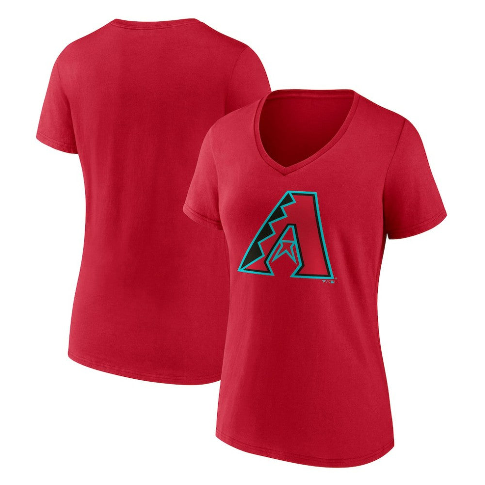Arizona Diamondbacks Women's Official Logo V-Neck T-Shirt Sale