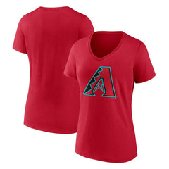 Arizona Diamondbacks Women's Official Logo V-Neck T-Shirt Sale