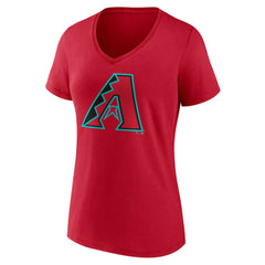 Arizona Diamondbacks Women's Official Logo V-Neck T-Shirt Sale