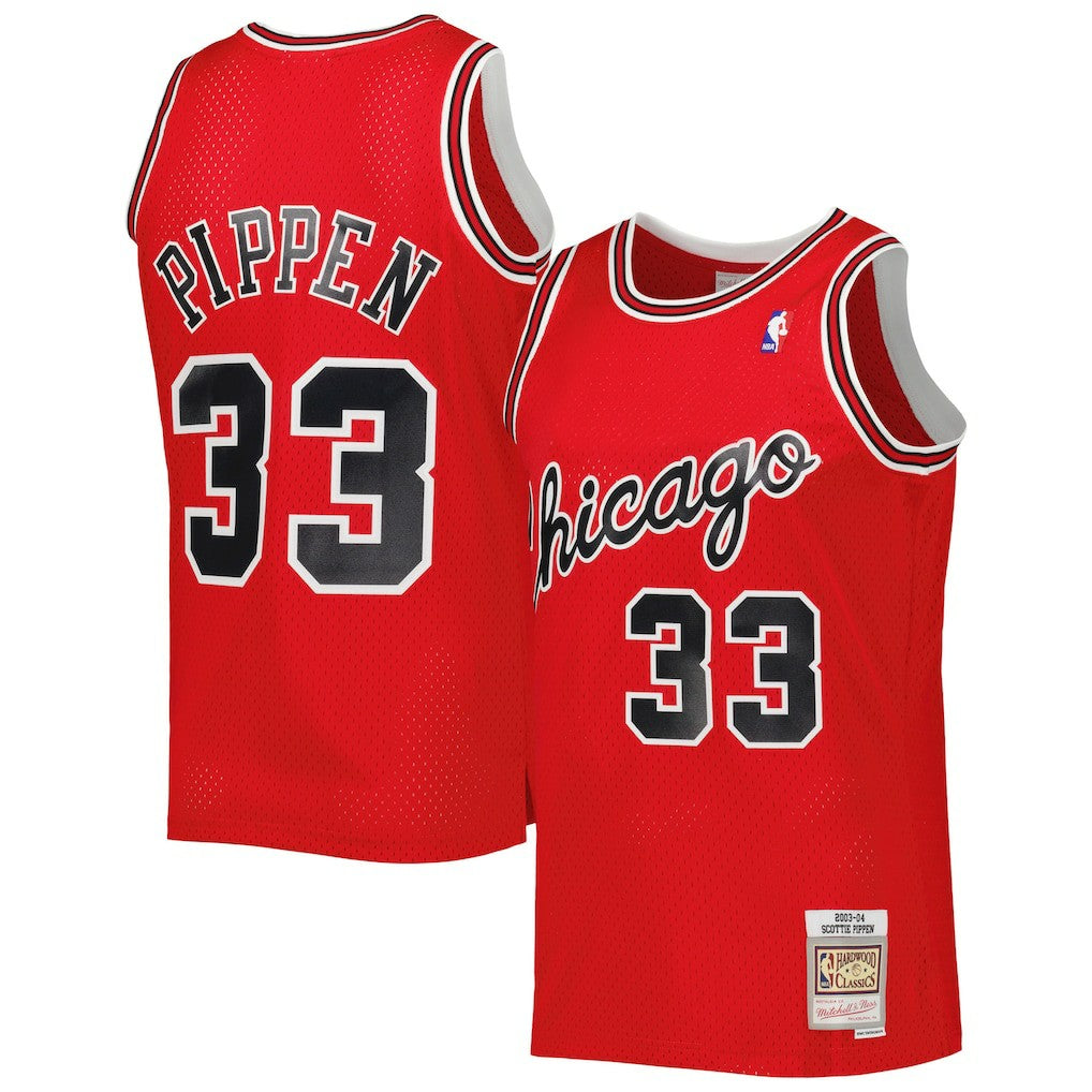 Mitchell & Ness - Scottie Pippen Chicago Bulls Hardwood Classics 2003-04 Swingman Jersey - Red