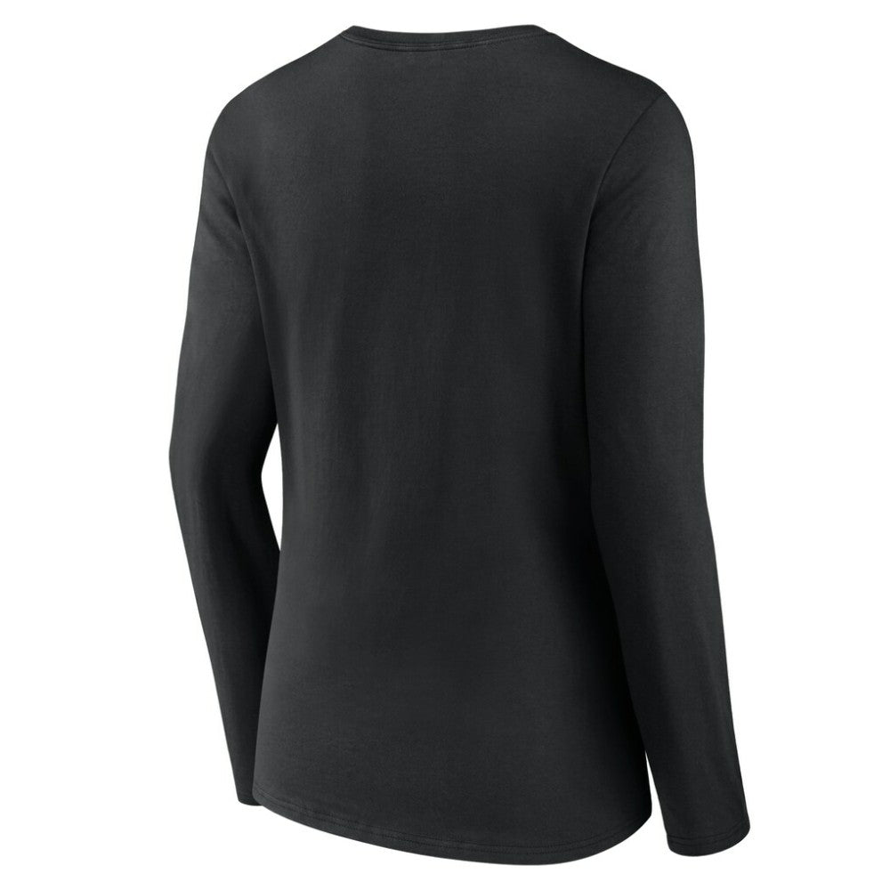 Miami Marlins Women's Victory Script Long Sleeve V-Neck T-Shirt Online