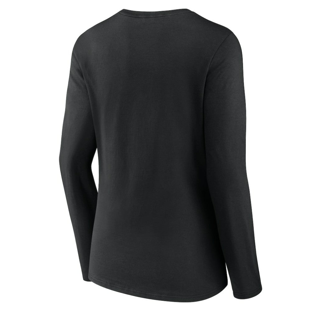 San Francisco Giants Women's Victory Script Long Sleeve V-Neck T-Shirt Sale