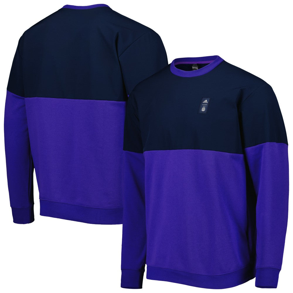 Adidas Argentina National Team Graphic Pullover Sweatshirt - Navy/Purple