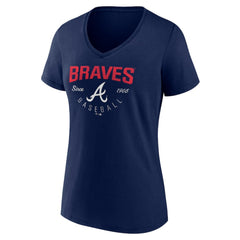 Atlanta Braves Women's Live For It Team V-Neck T-Shirt Near Me
