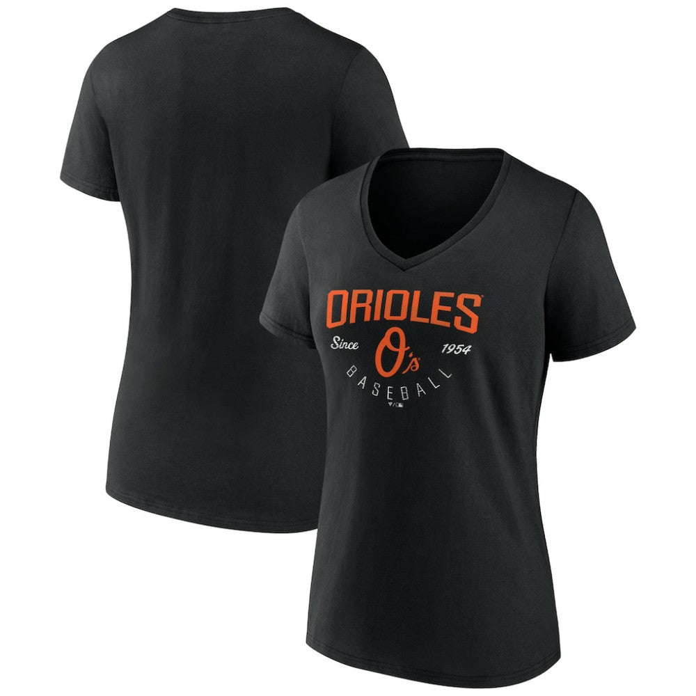 Baltimore Orioles Women's Live For It Team V-Neck T-Shirt Online