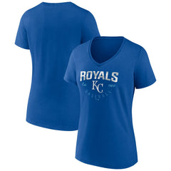 Kansas City Royals Women's Live For It Team V-Neck T-Shirt discount