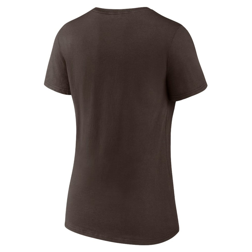 San Diego Padres Women's Live For It Team V-Neck T-Shirt Sale