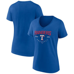 Texas Rangers Women's Live For It Team V-Neck T-Shirt Near Me